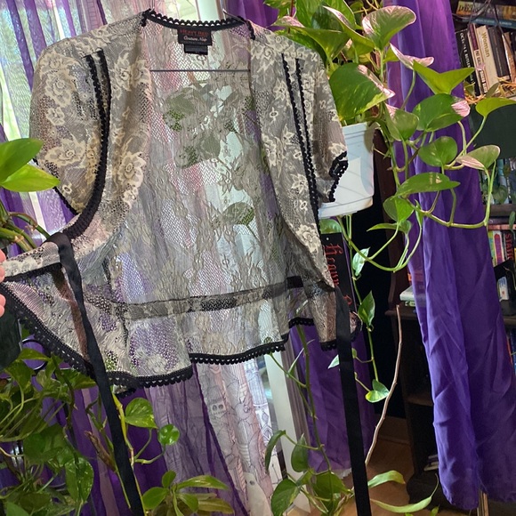 Rare Heavy Red Spring Tea Jacket. Size XL - Picture 6 of 9